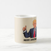 Funny Donald Trump Coffee Mugs, duimbreed omhoog Magische Mok (Center)