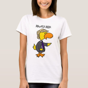 Funny Donald Trump Dork Politieke Cartoon T-shirt