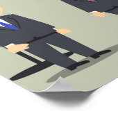 Funny Donald Trump en Vladimir Poetin Poster (Hoek)