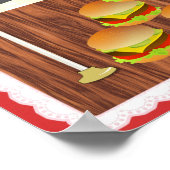 Funny Donald Trump Hamberders Wall Valentijnsdag Poster (Hoek)