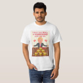 Funny Donald Trump Hamberders Wall Valentijnsdag T-shirt (Voorkant volledig)