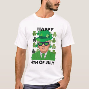Funny donald trump Happy 4 juli T-shirt