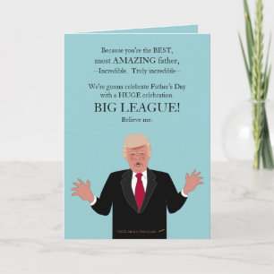 Funny Donald Trump Happy Fathers Day Custom Kaart