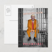 Funny Donald Trump Impeachment Valentijnsdag Feestdagenkaart (Voorkant / Achterkant)