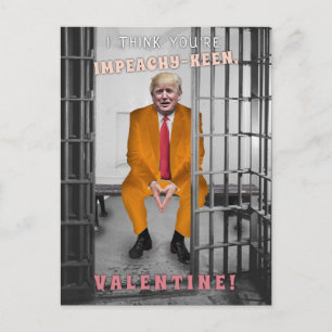 Funny Donald Trump Impeachment Valentijnsdag Feestdagenkaart