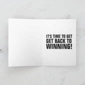 FUNNY DONALD TRUMP KRIJGT GOEDE WENSKAARTEN KAART (Binnen)