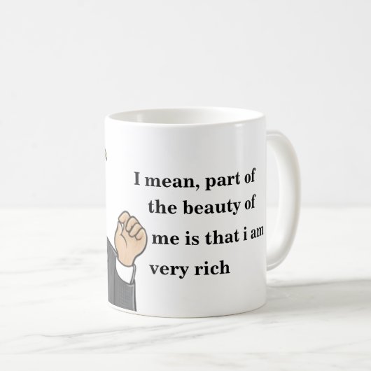 Funny Donald Trump Mok (Voorkant rechts)