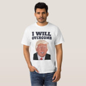 Funny Donald Trump overcomb humor T-shirt (Voorkant volledig)