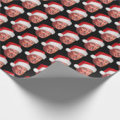 Funny Donald Trump Pattern Kerstkerstkerstkerstker Cadeaupapier (Hoek)