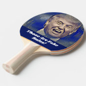 Funny Donald Trump Ping Pong Paddle Fake Rules Tafeltennisbatje (Voorkant Gekanteld)