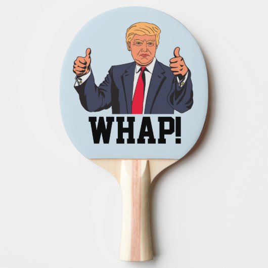 Funny Donald Trump Ping Pong Paddles Tafeltennisbatje (Voorkant)