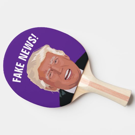 FUNNY DONALD TRUMP PING PONG PADDLES TAFELTENNISBATJE (Zijkant)