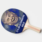 Funny Donald Trump Ping Pong Tafeltennisbatje (Zijkant)