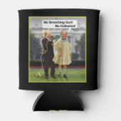 Funny Donald Trump Poetin Pistool Joke Blikjeskoeler (Voorkant)