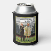 Funny Donald Trump Poetin Pistool Joke Blikjeskoeler (Blikje Achterkant)