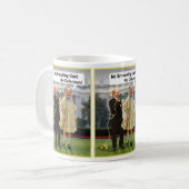 Funny Donald Trump Poetin Pistool Joke Koffiemok (Voorkant links)