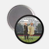 Funny Donald Trump Poetin Pistool Joke Magneet (Voorkant / Achterkant)