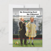 Funny Donald Trump Poetin Pistool Joke Magnetische Uitnodiging (Voorkant)