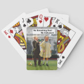 Funny Donald Trump Poetin Pistool Joke Pokerkaarten (Achterkant)