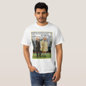 Funny Donald Trump Poetin Pistool Joke T-shirt (Voorkant volledig)