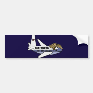 Funny Donald Trump Presidential Airplane Bumpersticker