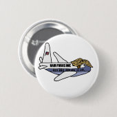 Funny Donald Trump Presidential Airplane Ronde Button 5,7 Cm (Voorkant /achterkant)