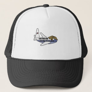 Funny Donald Trump Presidential Airplane Trucker Pet