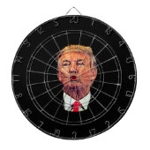 Funny Donald Trump Pucker Dart Board Dartbord (Voorkant)