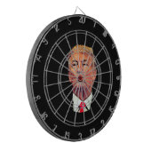 Funny Donald Trump Pucker Dart Board Dartbord (Voorkant Links)