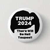Funny Donald Trump Ronde Button 5,7 Cm (Voorkant)