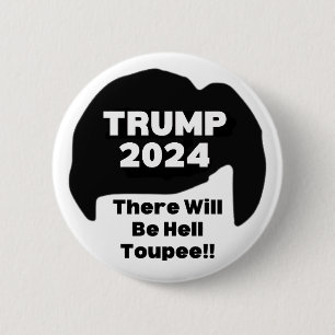 Funny Donald Trump Ronde Button 5,7 Cm