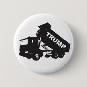 Funny Donald Trump Ronde Button 5,7 Cm (Voorkant)