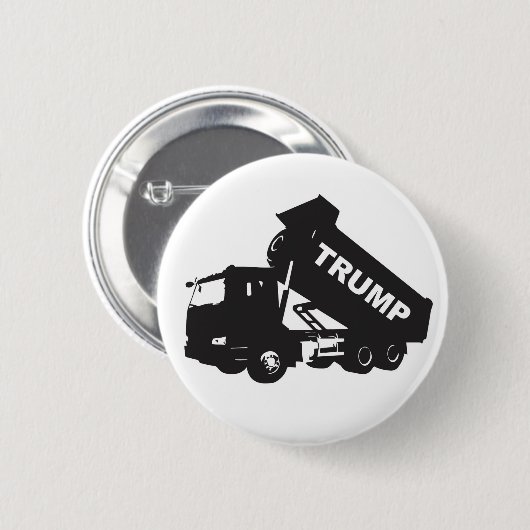 Funny Donald Trump Ronde Button 5,7 Cm (Voorkant /achterkant)
