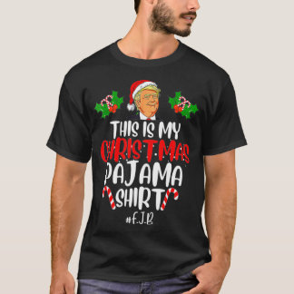 Funny Donald Trump Santa Dit is mijn kerstpaja T-shirt