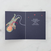 Funny Donald Trump Space Force Valentijnsdag Feestdagen Kaart (Binnen)