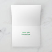 Funny Donald Trump St Patricks Day Leprechaun Kaart (Binnen)