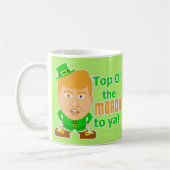 Funny Donald Trump St Patricks Day Leprechaun Koffiemok (Links)