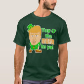 Funny Donald Trump St Patricks Day Leprechaun T-shirt (Voorkant)