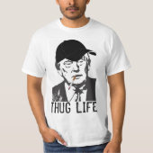 Funny Donald Trump T-shirts, THUG LIFE T-shirt (Voorkant)