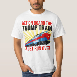 Funny Donald Trump Train of rennen over T-Shirt