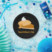 Funny Donald Trump Trumpkin Pie Papieren Bordje (Feest)