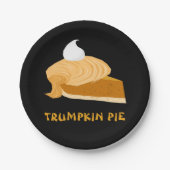 Funny Donald Trump Trumpkin Pie Papieren Bordje (Voorkant)