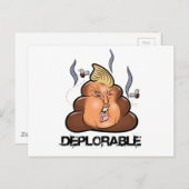 Funny Donald Trump - Trumpy-Poo Poo Emoji Icon Briefkaart (Voorkant / Achterkant)