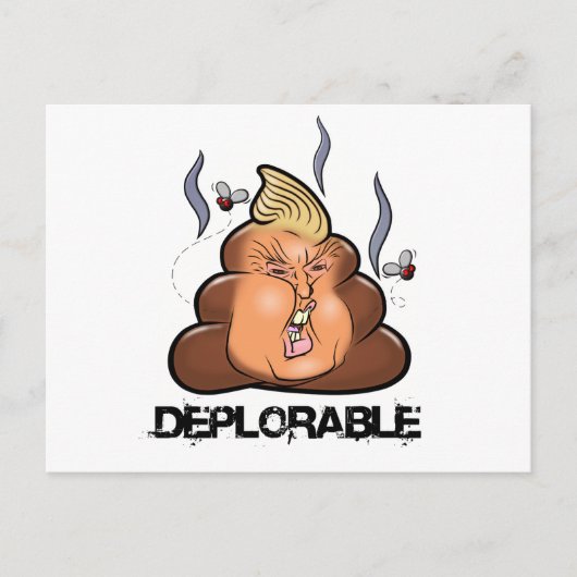 Funny Donald Trump - Trumpy-Poo Poo Emoji Icon Briefkaart (Voorkant)