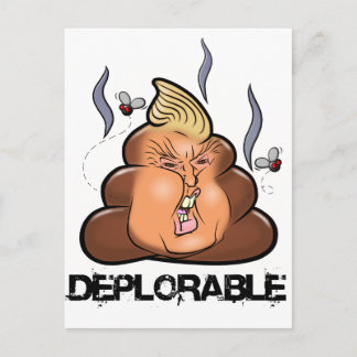 Funny Donald Trump - Trumpy-Poo Poo Emoji Icon Briefkaart