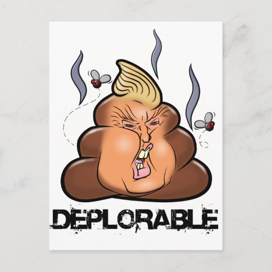 Funny Donald Trump - Trumpy-Poo Poo Emoji Icon Briefkaart (Voorkant)
