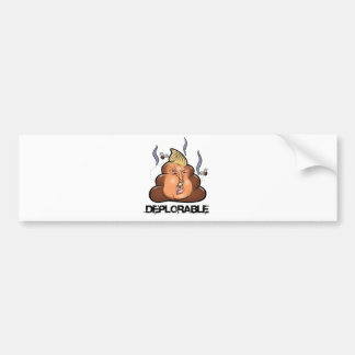 Funny Donald Trump - Trumpy-Poo Poo Emoji Icon Bumpersticker