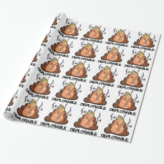 Funny Donald Trump - Trumpy-Poo Poo Emoji Icon Cadeaupapier