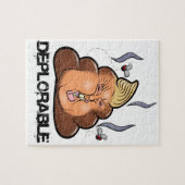 Funny Donald Trump - Trumpy-Poo Poo Emoji Icon Legpuzzel (Horizontaal)