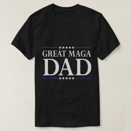 Funny Donald Trump Vaderdag Great maga Dad T-S T-shirt (Design voorkant)